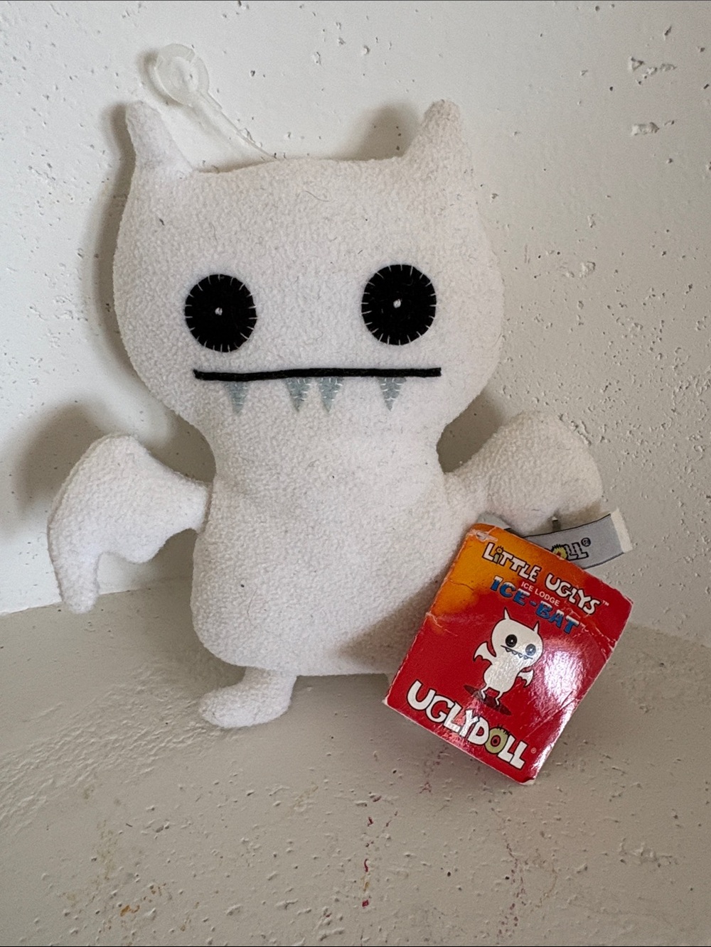 Little Uglies White Ice-Bat Plush Toy